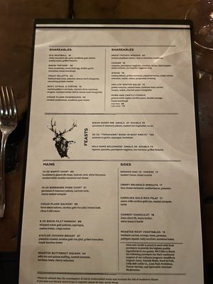 Menu photo 5 Horn and Cantle Big Sky, MT