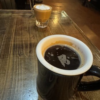 Mojo Coffee House - Cortado for her, americano for me. - Coffee & Tea Near Me - New Orleans, Louisiana