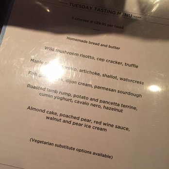 Richmond - The Tuesday tasting menu - Irish Near Me - Dublin, D