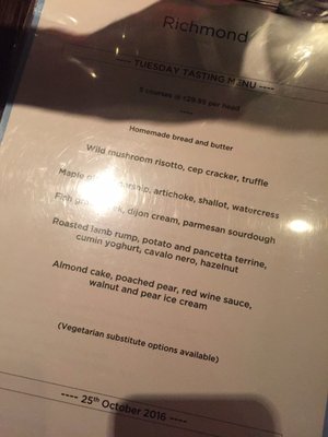 Menu photo 3 Richmond Dublin, D