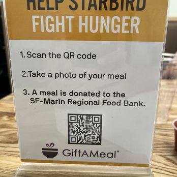 Starbird Chicken - Gift a meal didn't work for me. Cool idea tho. - Chicken Shop Near Me - Pleasanton, California Starbird Chicken - Gift a meal didn't work for me. Cool idea tho. - Chicken Shop Near Me - Pleasanton, California