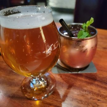 Charleston's - Blueberry Moscow mule and a ipa - American Near Me - Mesa, Arizona