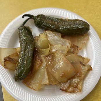 SP Tacos - Onions and chilies - Mexican Near Me - San Pedro, California