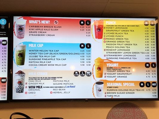 Menu photo 8 Kung Fu Tea Novi, MI