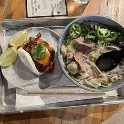 Pho Sho - Pho Bo and crispy chicken bao bun