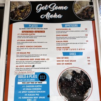 Get Seom Aloha - Menu - Food Trucks Near Me - Salem, Oregon Get Seom Aloha - Menu - Food Trucks Near Me - Salem, Oregon