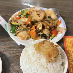 Golden Dragon Chinese - Fish Fillet in Black Bean Sauce -