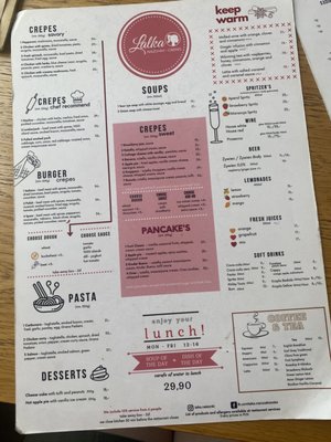 Menu photo 1 Lalka Marszałkowska Warsaw, MZ
