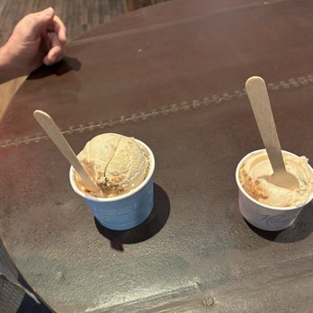 Honeysuckle Gelato - Our pecan butter pecan gelato! Yummy - Ice Cream & Frozen Yogurt Near Me - Atlanta, Georgia