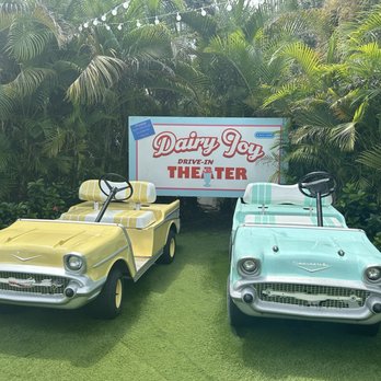 Dairy Joy - Mini classic cars everyone loves to have their photo taken in! - Ice Cream & Frozen Yogurt Near Me - Tampa, Florida
