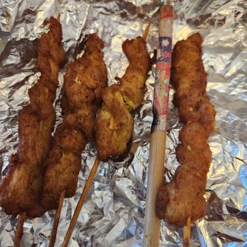 Thai Pepper - Paid full price chicken satay for a size chopstick dried chicken - Thai Near Me - Fort Collins, Colorado Thai Pepper - Paid full price chicken satay for a size chopstick dried chicken - Thai Near Me - Fort Collins, Colorado