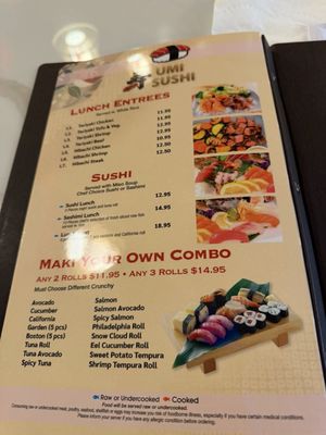 Menu photo 3 Umi Sushi Naples, FL Menu photo 3 Umi Sushi Naples, FL