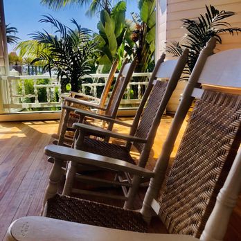 Hotel del Coronado, Curio Collection by Hilton - The famous rocking chairs on the front porch - Coronado, CA