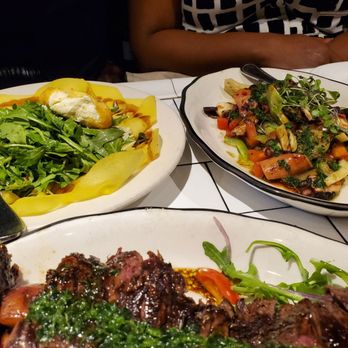 Briciola - Mango salad, grilled octopus and flank steak - Italian Near Me - New York, New York