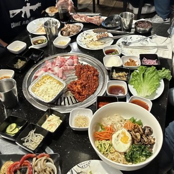 Jong Ga House - Corn cheese, grilled veggies, kalbi, spicy pork, chicken, mushroom Bibimbap - Korean Near Me - Oakland, California Jong Ga House - Corn cheese, grilled veggies, kalbi, spicy pork, chicken, mushroom Bibimbap - Korean Near Me - Oakland, California