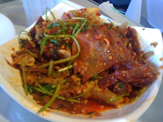 Photo of Spiced - Bellevue, WA, US. Spicy sichuanese beef