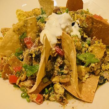 The Cheesecake Factory - Chilaquiles with carnitas and eggs. Large portions but bland. Flavorless - Desserts Near Me - Albuquerque, New Mexico The Cheesecake Factory - Chilaquiles with carnitas and eggs. Large portions but bland. Flavorless - Desserts Near Me - Albuquerque, New Mexico