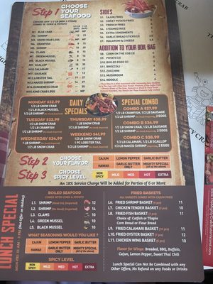 Menu photo 5 The Mighty Crab - Staten Island Staten Island, NY