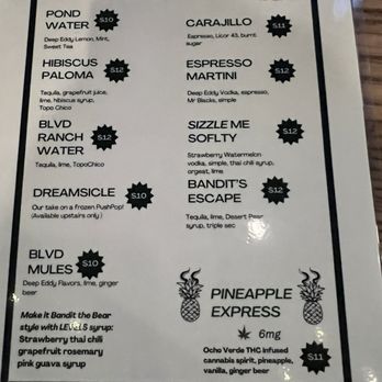 BLVD Park - Cocktail menu 11/2024 - Sports Bars Near Me - Houston, Texas BLVD Park - Cocktail menu 11/2024 - Sports Bars Near Me - Houston, Texas
