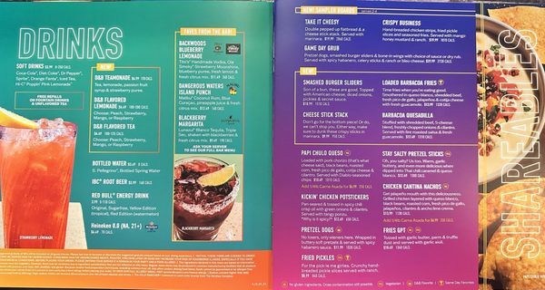 Menu photo 2 Dave & Buster's Tucson Tucson, AZ