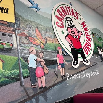 Carnitas Uruapan - Paining on the wall - Mexican Near Me - Ontario, California Carnitas Uruapan - Paining on the wall - Mexican Near Me - Ontario, California