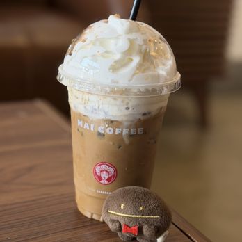 MAI Coffee & Tea House - Cheese Hōjicha with Biscoff® cookie crumbs - Coffee & Tea Near Me - Gardena, California MAI Coffee & Tea House - Cheese Hōjicha with Biscoff® cookie crumbs - Coffee & Tea Near Me - Gardena, California