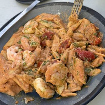 Saltwater 75 - Tomato Penne w/Shrimp - Seafood Near Me - Ocean City, Maryland Saltwater 75 - Tomato Penne w/Shrimp - Seafood Near Me - Ocean City, Maryland