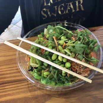 Poke Falls - Brandon - 2 proteins bowl with garden salad base - Hawaiian Near Me - Brandon, Florida Poke Falls - Brandon - 2 proteins bowl with garden salad base - Hawaiian Near Me - Brandon, Florida