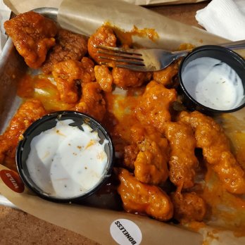Buffalo Wild Wings - The "wings". You'd think for a wing place at least the damn wings would be good - but NO! They were terrible! - Chicken Wings Near Me - Amarillo, Texas