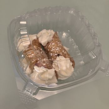 Tartufo Restaurant - Tiny Cannoli * 2.  Cream was more like whipped cream than anything good. - Italian Near Me - Newton, Massachusetts