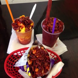 Mangoneada, megaton and tostilocos!! Yum Mangoneada, megaton and tostilocos!! Yum
