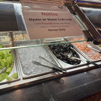 Teppanyaki Buffet - All evening empty crab legs and oysters - Buffets Near Me - Hollywood, Florida
