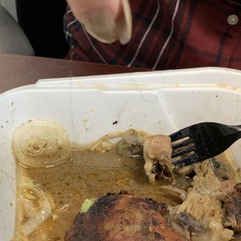 Caveman Kitchen - Long hair pulled from being wrapped around this drumstick - Latin American Near Me - Los Angeles, California