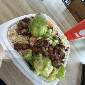 Flame Broiler - NAE Korean Spicy Chicken Plate - Fast Food Near Me - Mojave, California
