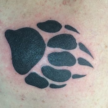 Shaw's Tattoo Studio - Bear Claw on Right Shoulder. 1/3/15; Work by Dave - Tattoo Near Me - Houston, Texas