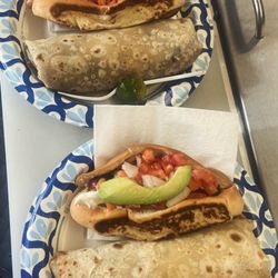 El Checo Mexican Food - Sonoran dog and burrito