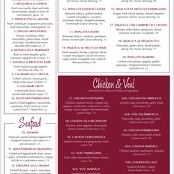 Fellini Cafe - Menu