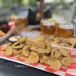 Trail’s Edge Brewery - Fried buttermilk pickles