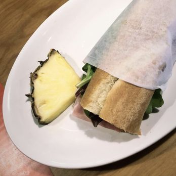 Maci Cafe - Bothai Sandwich on Gluten Free Bread. Proscuitto, fig spread, arugula, and goat cheese = heaven. - Cafes Near Me - Denver, Colorado