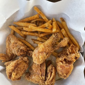 Angry Chicken - Lunch Special: Honey Garlic Fried Chicken and Fries - Chicken Wings Near Me - Aurora, Colorado