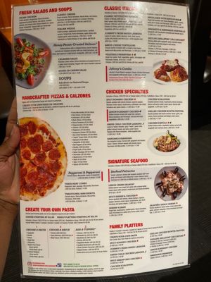 Menu photo 1 Johnny Carino's Alamogordo, NM