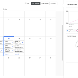 Manhattan Prep - Sample calendar