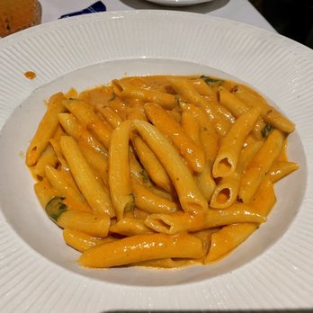 Enzo's - Penne with Vodka Sauce (onions, prosciutto in a cream sauce with a touch of tomato sauce with vodka) - Italian Near Me - Bronx, New York Enzo's - Penne with Vodka Sauce (onions, prosciutto in a cream sauce with a touch of tomato sauce with vodka) - Italian Near Me - Bronx, New York