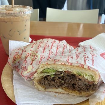 Panadería España Repostería - Steak sandwich and iced coffee - Bakeries Near Me - Carolina, Puerto Rico