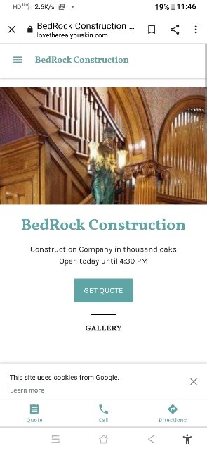 Slide of BedRock Construction & Restoration