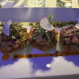 Tuna Crudo Tostones Tuna Crudo Tostones