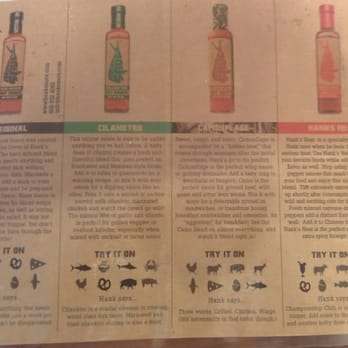 Jaco Juice and Taco - Their description of all the amazing hot sauces!! Hank's Heat was AMAZING!!! - Mexican Near Me - West Chester, Pennsylvania Jaco Juice and Taco - Their description of all the amazing hot sauces!! Hank's Heat was AMAZING!!! - Mexican Near Me - West Chester, Pennsylvania