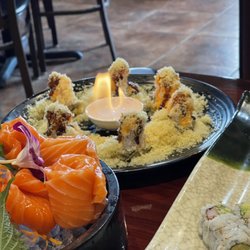 Kyoto Sushi & Steak - Great presentation, great service, and above all our food quality was amazing!  Definitely worth a visit!