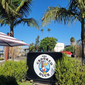 The Crooked Duck - From the outside patio facing PCH - New American Near Me - Long Beach, California The Crooked Duck - From the outside patio facing PCH - New American Near Me - Long Beach, California