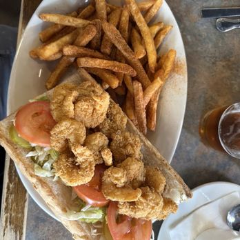 Rue Royale Antoine - My enormous shrimp po boy- delicious!!! - Cajun/Creole Near Me - New Orleans, Louisiana Rue Royale Antoine - My enormous shrimp po boy- delicious!!! - Cajun/Creole Near Me - New Orleans, Louisiana